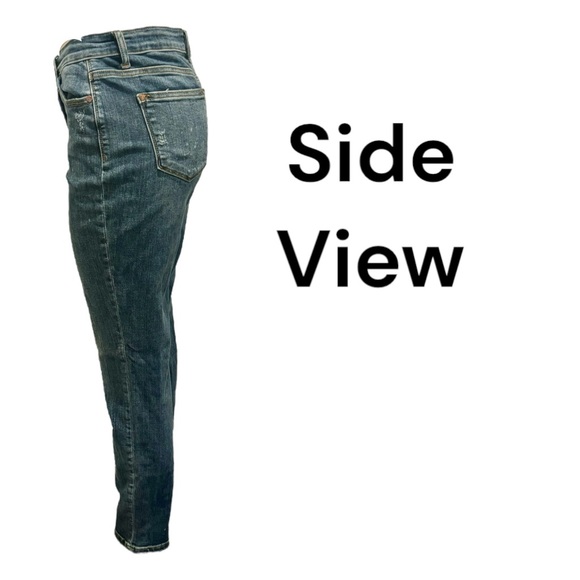 Judy Blue Boyfriend Fit High Rise Bleach Splatter 82346 Blue Jeans Women’s 07/28 - Picture 2 of 11